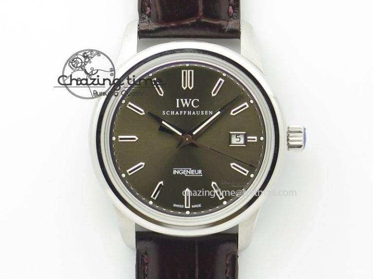MIROTIME 0108 Affordable Mark XVII IW326501 FKF 1:1 Best Edition Black Dial on Black Leather Strap 7131